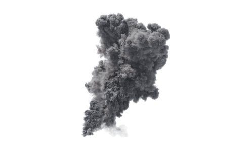 (4K) Mega Smoke Plume 1 