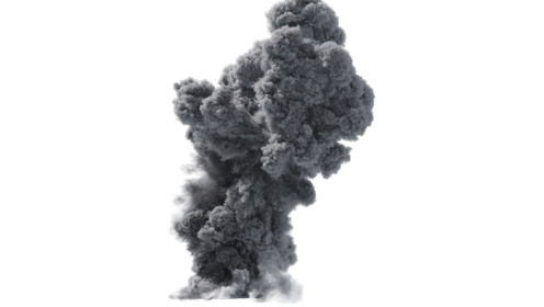 (4K) Mega Smoke Plume 11 