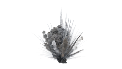 (4K) Volcano Eruption Smoke 3 