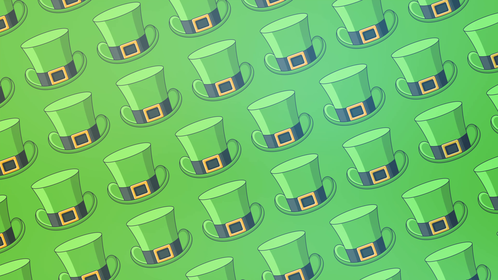 (4K) Looping Green Hat Background