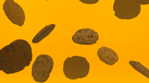 Cookie Background 1 Orange