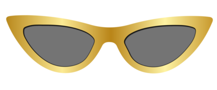Gold Meme Eyeglasses