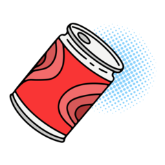 Can Spill Popart