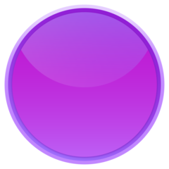 Circle Glass Button Pink