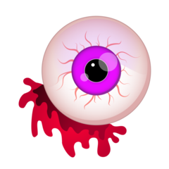 Eyeball Violet Halloween