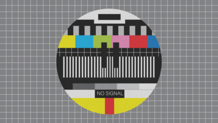Glitch Static Circle Noise