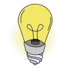Lightbulb Popart