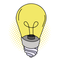 Lightbulb Popart