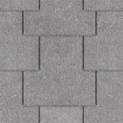 Roof Tile Plain White