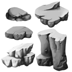 Illustrative Stone 2d Set