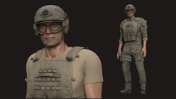 Military Uniform Male